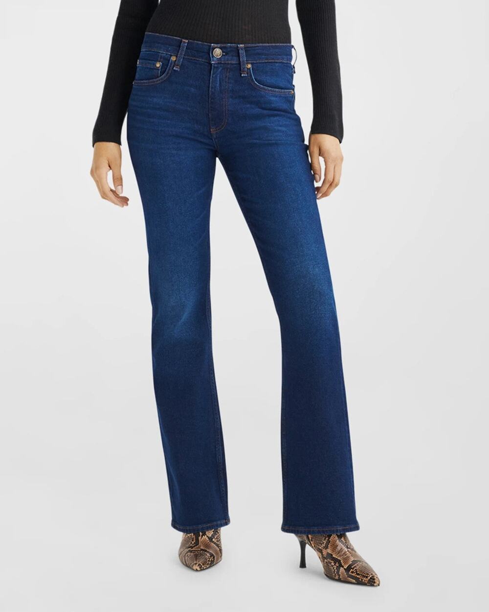Rag & Bone Peyton Mid Rise Bootcut Jeans - 28